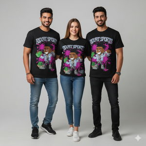 Camisetas de Manga Larga Corta de Felpa Francesa de Alto Gramaje, las Más Demandadas por los Clientes, con Logotipo Serigrafiado, Colores Sólidos - Product Image 5