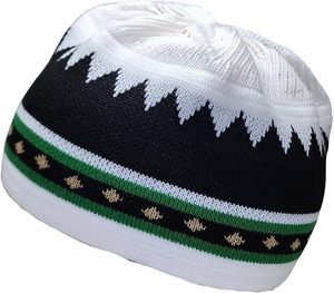 Vente en gros de chapeaux Kufi musulmans, bonnets islamiques confortables pour la prière, pour hommes, en coton velours - Product Image 1