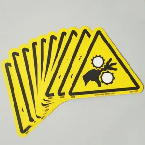 Advertencia: Banda Transportadora Puede Atrapar, No Operar sin Protector en Su Asiento, Adhesivos de Seguridad para Protección de Maquinaria Industrial - Product Image 2