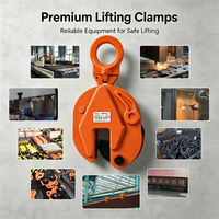 Pince de levage robuste pour plaques, pince verticale en acier forgé pour la construction et le levage