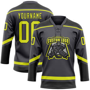 Maillot de hockey personnalisé pour équipe, 100 % polyester, décontracté, à manches longues, pull sportif avec impression par sublimation - Product Image 2