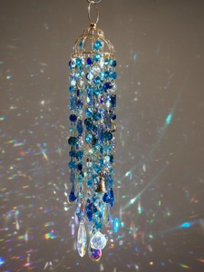 Blue Crystal Sun Catcher For Home Decoration And Gifting Elegant Hanging <b>Light</b> Catcher <b>Window</b> Decor Balcony Stylish Gift Item - Product Image 4