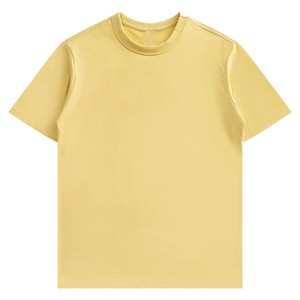 T-shirt uni pour homme en coton premium, col rond, décontracté, léger, confortable, pour tous les jours, coupe moderne, vêtements de mode américains - Product Image 4