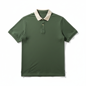 เสื้อโปโลแขนสั้นสำหรับเล่นกอล์ฟฤดูร้อน พิมพ์โลโก้ตามสั่ง เนื้อผ้าระบายอากาศได้ดี เสื้อยืดโปโลสำหรับผู้ชาย คุณภาพสูง - Product Image 5