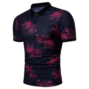 T-shirt polo pour hommes avec impression personnalisée Top de haute qualité bon marché Prix été printemps automne Vente en gros Impression numérique à la mode - Product Image 2