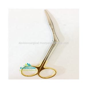 TC KNIGHT 18cm Tijera con Mango Dorado Manual de Acero Inoxidable y Plástico Instrumento Quirúrgico - Product Image 2