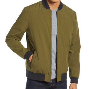 Breathable New Style Men Bomber Jacket Best Design Wholesale Comfortable Men's Bomber Jacket With Customized Color Size OEM - Product Image 3