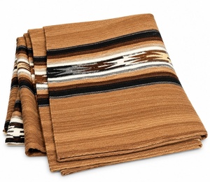 Couverture en laine d'alpaga à motifs géométriques péruviens - Product Image 2
