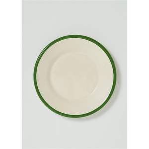 Assiette de service professionnelle de 33 cm avec bordure émaillée |   Assiettes décoratives anti-rayures haut de gamme pour événements et location - Product Image 5