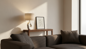 Muebles Modernos para Sala de Estar Estilo Vietnamita, Mesa de Centro Rectangular de Madera de Caucho Resistente en Color Blanco Perla, Chapa de MDF y Fresno, Color Rosa Empolvado PKP - Product Image 3