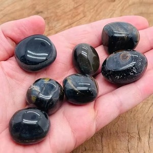 Pierres Roulées en Œil de Tigre Bleu Naturel en Gros – Cristaux de Pierres Précieuses pour Décoration Intérieure et Cadeaux Bijoux - Product Image 1