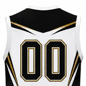 White Gold Volleyball Sleeveless Shirt Team Sports Uniform Athletic Top Training Competition Performance Apparel - Product Image 6