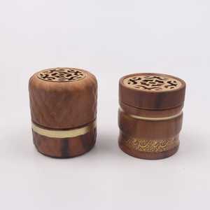 Wood Bakhoor <b>Burner</b> Incense Holder Eco-Friendly Durable Wooden Incense <b>Burner</b> Antique Design Indian Handmade Religious Skill - Product Image 5