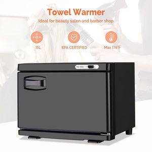 Hot Towel Warmer Facials Massage Cabinet Black Aluminum Esthetician Towel Heating Chamber for Salon Beauty Spa Barbershop - Product Image 5