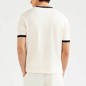 Camisetas de Cuello Redondo para Hombre, Diseño Personalizado, 100% Algodón Tejido, Corte Regular, Color Liso, Estilo Vintage, Secado Rápido, Ecológicas - Product Image 5