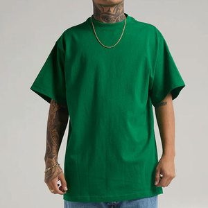 เสื้อยืดโอเวอร์ไซส์หนาน้ำหนักมาก 300GSM ผ้าฝ้ายหรูหรา ทรงหลวมไหล่ตก เสื้อยืดทรงบ็อกซี่สำหรับผู้ชาย ผู้ผลิตเสื้อยืดขายส่งจำนวนมาก - Product Image 6