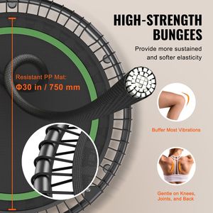 Trampolino Fitness Pieghevole da 40 Pollici in Acciaio per Esercizi Indoor con Carico Massimo di 150 Kg, Compagno di Allenamento Stabile e Silenzioso - Product Image 3