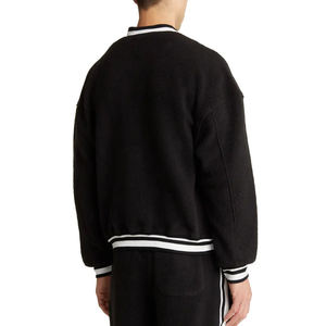 Custom Cool Style Fleece Winter <b>Varsity</b> <b>Jackets</b> for <b>Men</b> and Women Stand Collar Baseball <b>Bomber</b> Style - Product Image 2