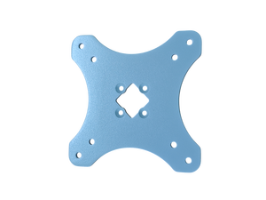 Plaque de support en acier CNC sur mesure, revêtement poudré, base de montage pour équipement de présentation de machines, applications industrielles 300x200x20mm - Product Image 6