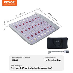 Cuscinetto Riscaldante in Giada e Tormalina a Infrarossi Lontani con Luce Fotonica 660nm e Ioni Negativi, Impacco Caldo/Freddo 103-159F - Product Image 6