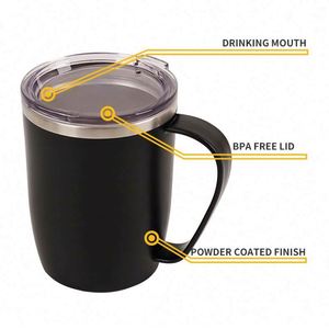 Tazas de Café al por Mayor para Sublimación, Taza de Viaje de Acero Inoxidable para Capuchino y Helado con Cuchara - Product Image 2