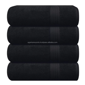 Serviette de bain en tissu éponge corail, couleur unie, tricotée, teinte unie, pour femme, usage décontracté - Product Image 2