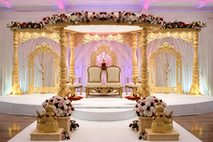 ชุดมันดัปงานแต่งงานแบบอินเดียกูจาราติ อวิกา มันดัป ดัลลัส ฮินดู ทำจากไม้เคลือบผิว คุณภาพพรีเมียม แบบถอดประกอบได้ สำหรับงานแต่งงานที่จัดขึ้นในสถานที่ต่างๆ - Product Image 2
