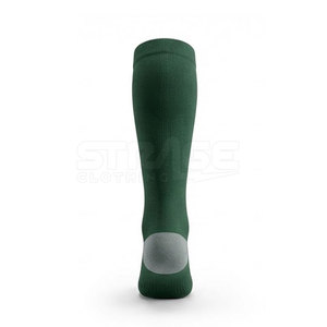Lightweight Crew Basketball <b>Socks</b> Ribbed Support Breathable Knit Cushioned <b>Heel</b> Quick Dry Eco-Friendly Cotton/Nylon/Polyester - Product Image 3