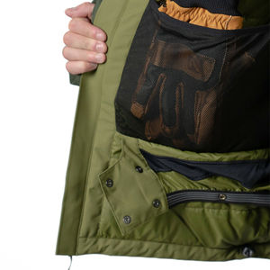 Chaqueta de esquí cortavientos de alta calidad con capucha y cremallera, personalizada para hombre, cálida, impermeable y transpirable para invierno. - Product Image 4