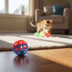 Yommy Hollow Out Ball Cat <b>Toy</b> 3.5cm <b>Interactive</b> <b>Pet</b> Plaything - Product Image 2