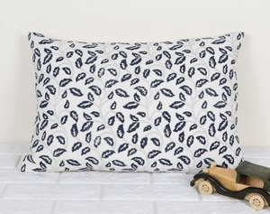 Boho <b>Blue</b> White Jaipuri Print Tufted Cushion Cover Decorative Indian Pattern Pillow Cover for Home - Product Image 1