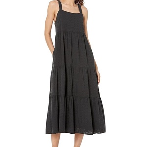 Vestido de Maternidad Transpirable de Color Negro, Vestidos de Maternidad para Mujer en Oferta, Vestidos de Maternidad al por Mayor, Ropa de Embarazo - Product Image 1