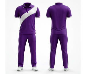 Conjunto de Uniforme de Cricket de Alto Rendimiento, Camiseta y Pantalones |   Uniforme de Cricket para Hombres, Mujeres y Jóvenes, Camiseta Polo y Pantalones, Conjunto Completo para Equipo - Product Image 6