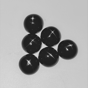 พลอยไดออพไซด์ไดออพไซด์สีดำธรรมชาติทรงและขนาดสำหรับทำเครื่องประดับทำดาวสีดำธรรมชาติทรงกลมราคาต่อกะรัต - Product Image 4