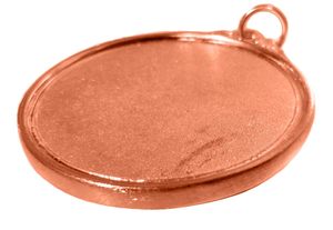 Médaille de badminton dorée 3D en relief, motif volant de badminton, 2,5 pouces de diamètre, épaisseur 4 mm, avec étiquette tricolore, lot de 3 pièces - Product Image 2