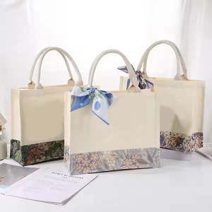 Bolsa de Yute Ecológica Grande para el Mercado de Agricultores y Artículos Esenciales Diarios - Product Image 6