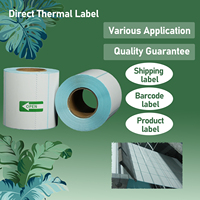Étiquettes thermiques adhésives personnalisées en gros pour la promotion en supermarché (2x1, 3x2 pouces) et l'emballage logistique d'expédition (4x6 pouces)