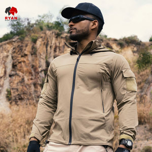 แจ็คเก็ตซอฟต์เชลล์ดีไซน์พิเศษสำหรับผู้ชาย ยี่ห้อ Ryan Pro Gear แบบซิป พร้อมโลโก้สั่งทำพิเศษ ทรงปกติ - Product Image 6