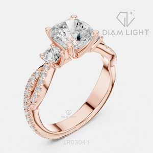 1.78CT <b>Cushion</b> Cut Fine Jewelry IGI Certified 14KT <b>White</b> Gold Wedding Ring Lab Grown Diamond Engagement Wedding Anniversary Gift - Product Image 4