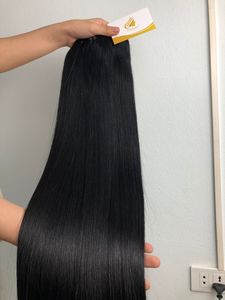Meilleure qualité Remy cheveux perruque trame vietnamienne crue extensions de cheveux pour les femmes noires os droites faisceaux - Product Image 4