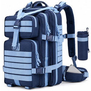 Sac à dos tactique de randonnée camouflage léger, plusieurs compartiments, bretelles réglables, fermeture éclair sécurisée, 36-56L - Product Image 1