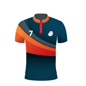 Maillot de football pour jeunes et adultes, personnalisable, réversible, pour entraînement, gardien de but, 100% polyester, maille respirante, séchage rapide, col en V, manches courtes - Product Image 1