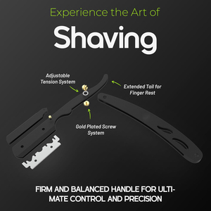 Ergonomic Folding Shaving Razors Premium Grooming Equipment for <b>Beard</b> Outlining Hair Cutting and Detail Finishing - Product Image 5