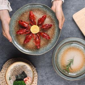 Juego de Vajilla de Cerámica Retro, Apto para Lavavajillas y Resistente al Calor, Ecológico - Product Image 6