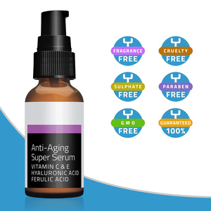 Sérum Liquide <span class=keywords><strong>Super</strong></span> Concentré 30ml à Marque Blanche Acide Hyaluronique Vitamine C Anti-Âge Éclaircissant Hydratant Revitalisant Raffermissant Corps - Product Image 6
