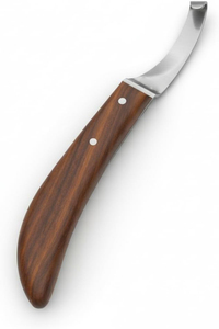 Cuchillos para Pezuñas de Caballos de la Mejor Calidad, Cuchillo de Herrador de Metal Duradero con Mango de Madera para el Cuidado de Caballos - Product Image 2