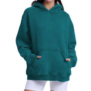 Sweat-shirt à capuche oversize en molleton de coton premium, personnalisable, vente en gros, fabricant de vêtements OEM ODM, modèle vierge oversize - Product Image 4