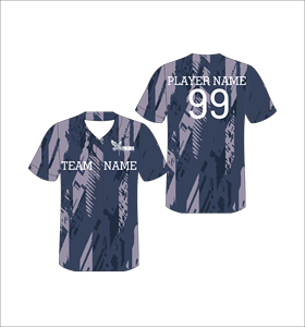 เสื้อเบสบอลแบบซับลิเมชั่นสั่งทำพิเศษ ติดกระดุมเต็มตัว ชุดทีมแบบกำหนดเองได้ ชุดกีฬาผู้ชายระบายอากาศได้ดี เสื้อแห้งเร็ว - Product Image 1