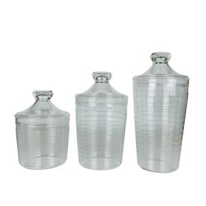 Pot à bonbons en plastique acrylique à cercle horizontal pour ustensiles de cuisine - Product Image 1