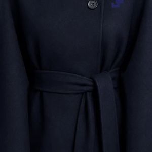Jack and Jill <b>Women</b>’s <b>Cape</b> Trench <b>Coat</b> Stand Collar Button Front Belted Waist Elegant Long Outerwear Stylish Casual Formal - Product Image 6